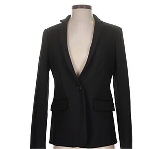 NWOT New J. Crew Regent Fpur Season Stretch Black Jacket Blazer (Tags Removed)